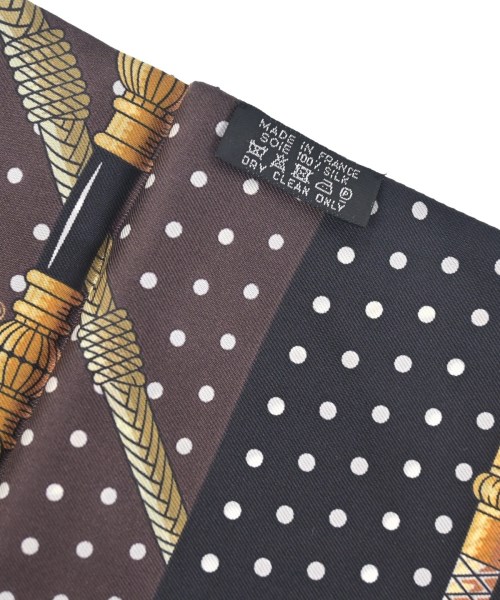 HERMES（エルメス）バンダナ・スカーフ 紺 サイズ:- レディース/2200643621060