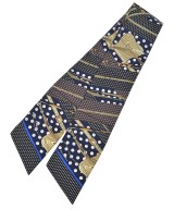 HERMES（エルメス）バンダナ・スカーフ 紺 サイズ:- レディース/2200643621060