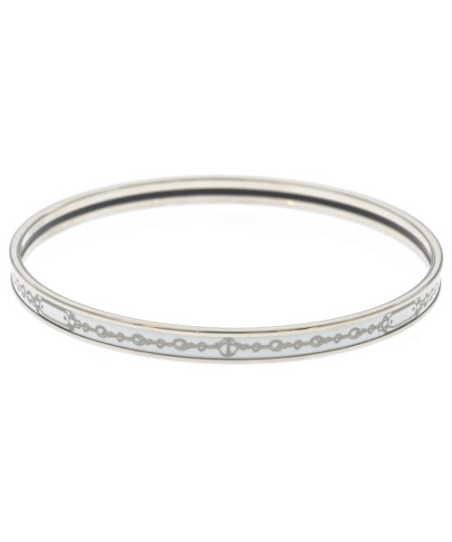 HERMES（エルメス）ブレスレット・バングル 白 サイズ:- レディース/2200641734014