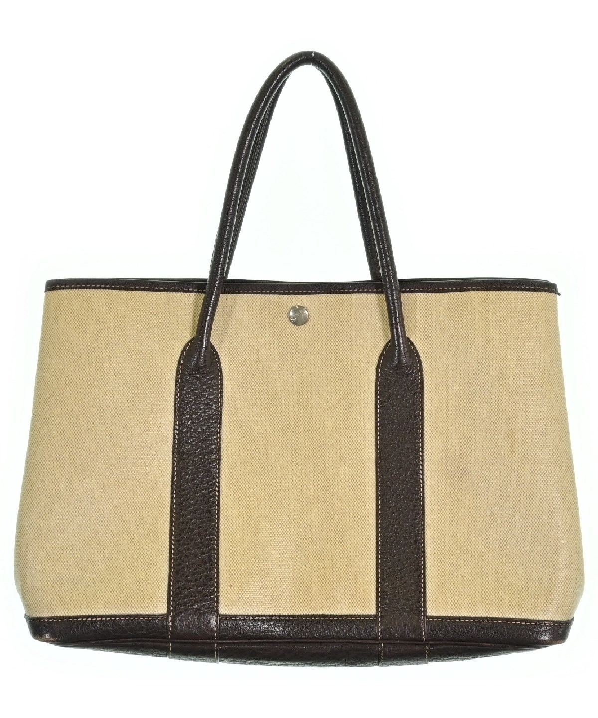 HERMÈS SELLIER エコバッグ ベージュ HERMES（エルメス）トートバッグ ベージュ サイズ:PM レディース