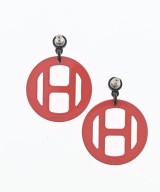 HERMES（エルメス）ピアス ピンク サイズ:- レディース/2200592558028