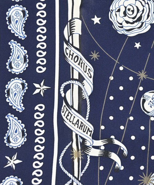 HERMES（エルメス）バンダナ・スカーフ 紺 サイズ:- レディース/2200594462026