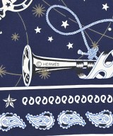 HERMES（エルメス）バンダナ・スカーフ 紺 サイズ:- レディース/2200594462026