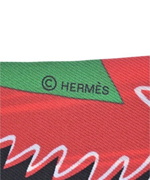 HERMES（エルメス）バンダナ・スカーフ 赤 サイズ:- レディース/2200595253050