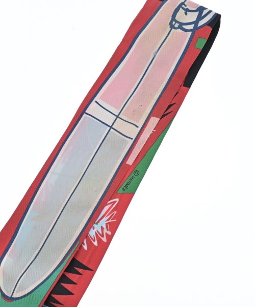 HERMES（エルメス）バンダナ・スカーフ 赤 サイズ:- レディース/2200595253050