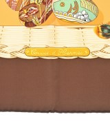 HERMES（エルメス）バンダナ・スカーフ 茶 サイズ:90 レディース/2200596717032