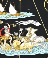 HERMES（エルメス）バンダナ・スカーフ 黒 サイズ:90 レディース/2200591586176