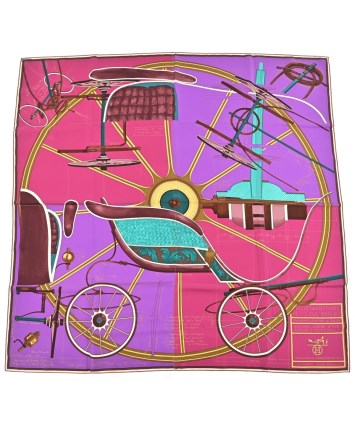 HERMÈS スカーフ 紫 ストライプ 90cm HERMÈS スカーフ 紫 ストライプ 90cm Hermès Flagship scarf 90