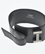 HERMES（エルメス）ブレスレット・バングル 黒 サイズ:- レディース/2200599930094