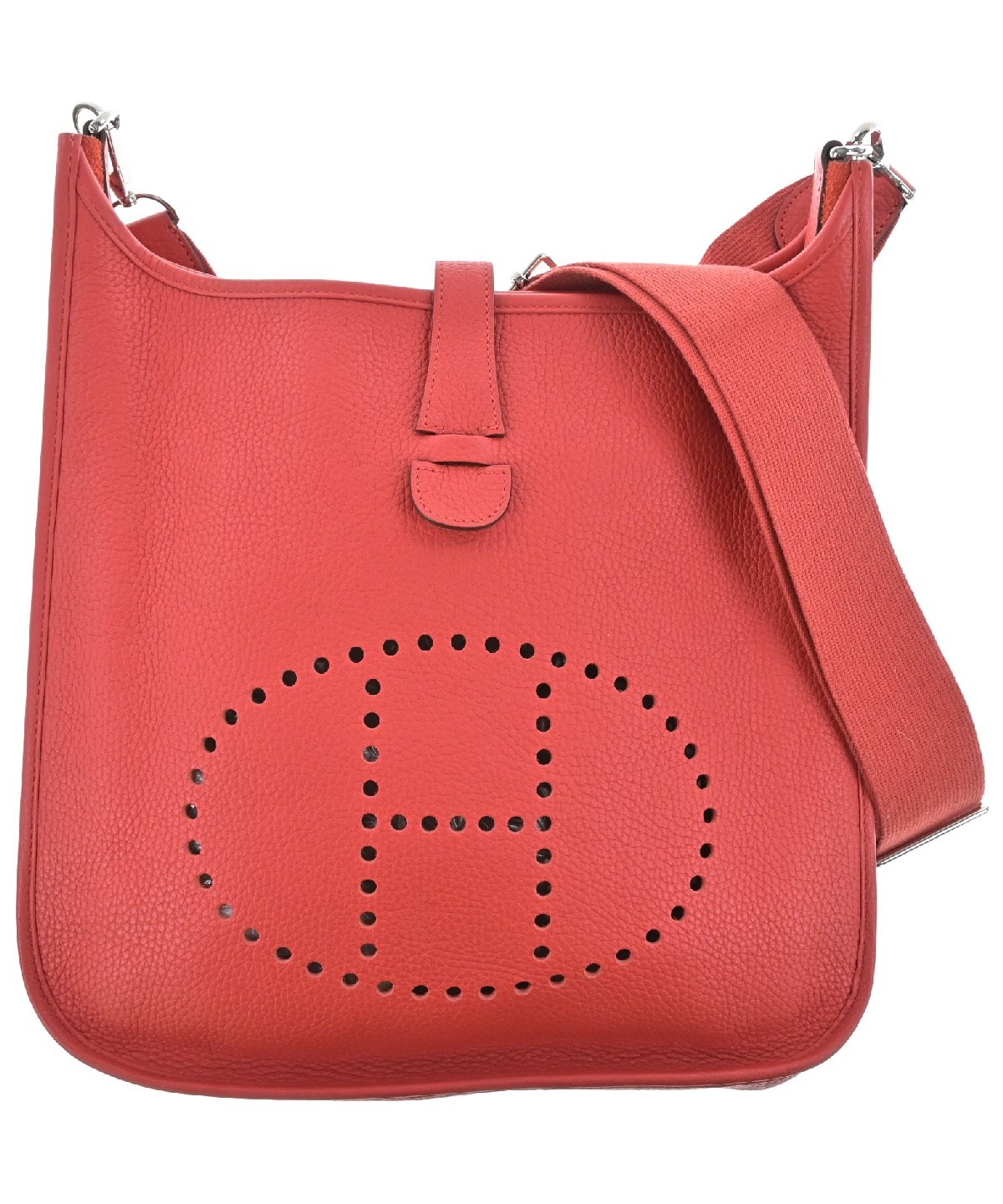 HERMES（エルメス）ショルダーバッグ 赤 サイズ:GM レディース