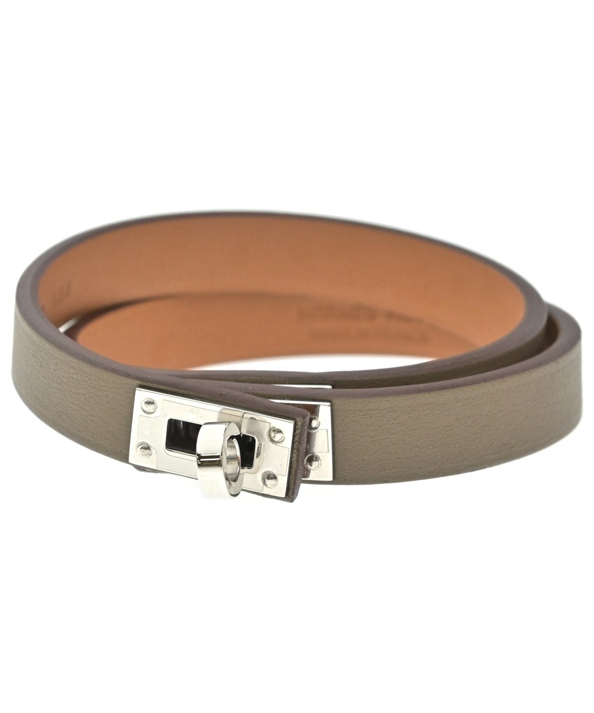 HERMES エルメス ブレスレット・バングル 茶系 - 4500325A0076 HERMES(エルメス)ブレスレット・バングル 茶 サイズ