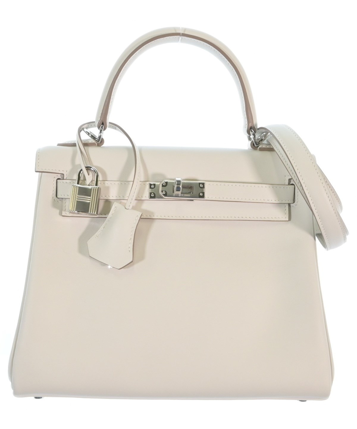 HERMES（エルメス）ハンドバッグ 白 サイズ:25 レディース