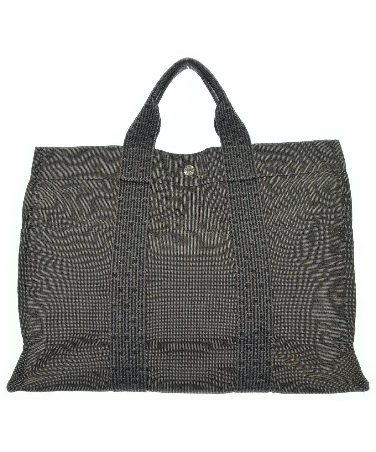 HERMÈS グレー トートバッグ 中古・古着通販】HERMES (エルメス) トートバッグ グレー