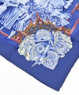 HERMES（エルメス）バンダナ・スカーフ 青 サイズ:90 レディース/2200611842169