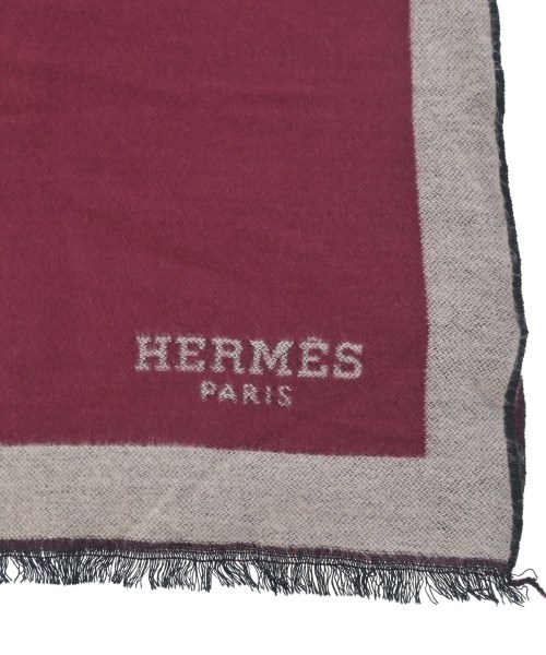 HERMES（エルメス）マフラー 赤 サイズ:- レディース/2200622179018
