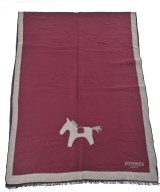 HERMES（エルメス）マフラー 赤 サイズ:- レディース/2200622179018