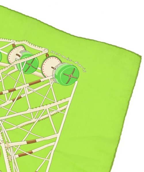 HERMES（エルメス）バンダナ・スカーフ 緑 サイズ:90 レディース/2200622203034