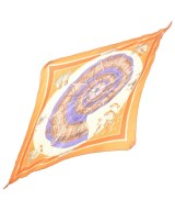 HERMES（エルメス）バンダナ・スカーフ オレンジ サイズ:- レディース/2200622669021