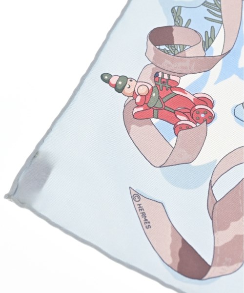 HERMES（エルメス）バンダナ・スカーフ 青 サイズ:90 レディース/2200622986050