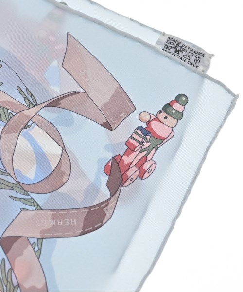 HERMES（エルメス）バンダナ・スカーフ 青 サイズ:90 レディース/2200622986050