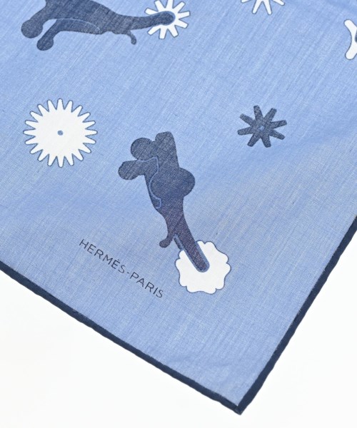 HERMES（エルメス）バンダナ・スカーフ 青 サイズ:- レディース/2200622986067