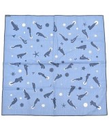 HERMES（エルメス）バンダナ・スカーフ 青 サイズ:- レディース/2200622986067