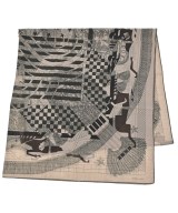 HERMES（エルメス）バンダナ・スカーフ ベージュ サイズ:140 レディース/2200613549837