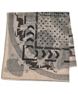 HERMES（エルメス）バンダナ・スカーフ ベージュ サイズ:140 レディース/2200613549837