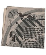 HERMES（エルメス）バンダナ・スカーフ ベージュ サイズ:140 レディース/2200613549837