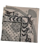 HERMES（エルメス）バンダナ・スカーフ ベージュ サイズ:140 レディース/2200613549837