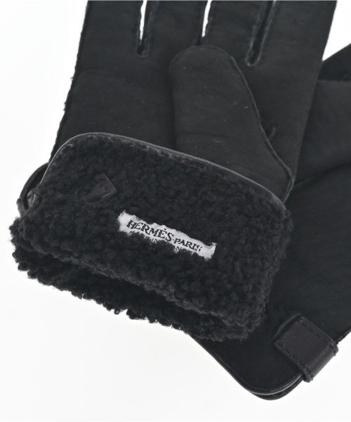 HERMES（エルメス）手袋 黒 サイズ:9 レディース/2200613549882
