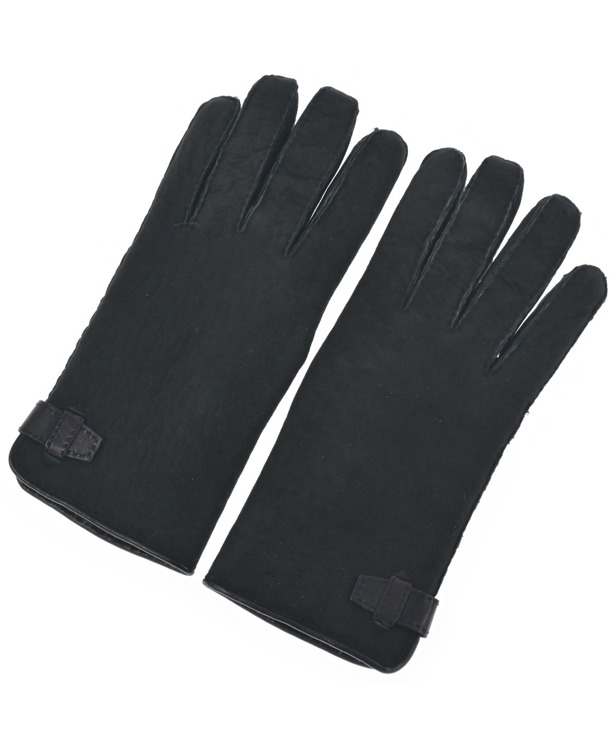 HERMES（エルメス）手袋 黒 サイズ:9 レディース/2200613549882