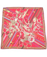 HERMES（エルメス）バンダナ・スカーフ ピンク サイズ:90 レディース/2200623849088