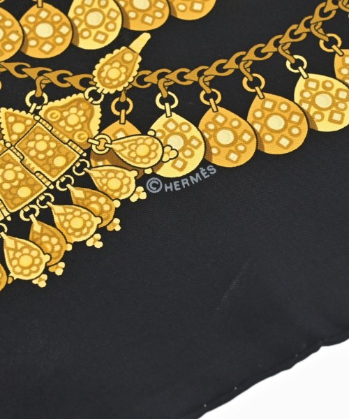 HERMES（エルメス）バンダナ・スカーフ 黒 サイズ:- レディース/2200623955062