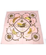 HERMES（エルメス）バンダナ・スカーフ ピンク サイズ:90 レディース/2200622251127