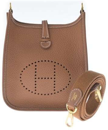 HERMES（エルメス）ショルダーバッグ 茶 サイズ:TPM レディース