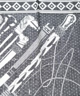 HERMES（エルメス）バンダナ・スカーフ 黒 サイズ:140 レディース/2200624953043