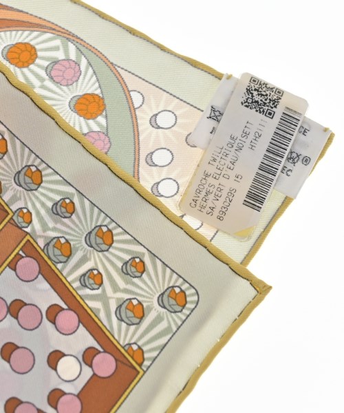 HERMES（エルメス）バンダナ・スカーフ ベージュ サイズ:45 レディース/2200625701025