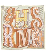 HERMES（エルメス）バンダナ・スカーフ ベージュ サイズ:45 レディース/2200625701025