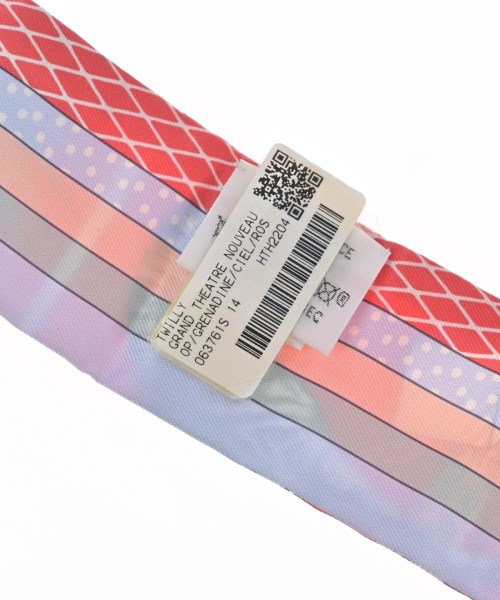 HERMES（エルメス）バンダナ・スカーフ 赤 サイズ:- レディース/2200625701032