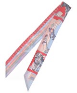 HERMES（エルメス）バンダナ・スカーフ 赤 サイズ:- レディース/2200625701032