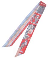 HERMES（エルメス）バンダナ・スカーフ 赤 サイズ:- レディース/2200625701032
