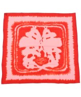 HERMES（エルメス）バンダナ・スカーフ 赤 サイズ:90 レディース/2200627007040