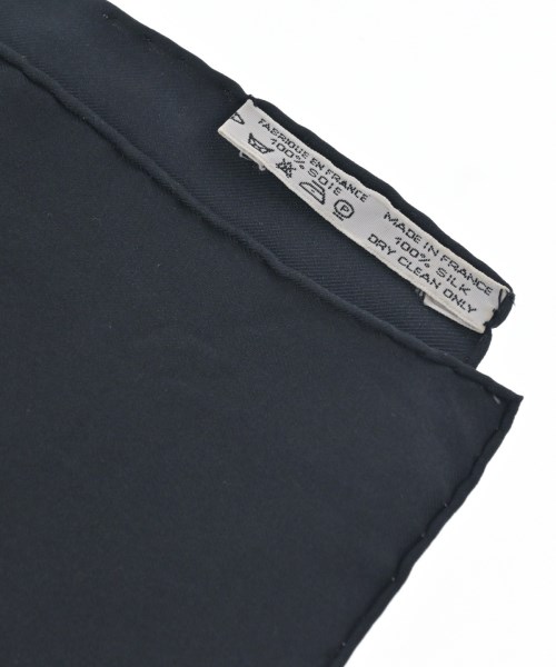 HERMES（エルメス）バンダナ・スカーフ 黒 サイズ:- レディース/2200627237881