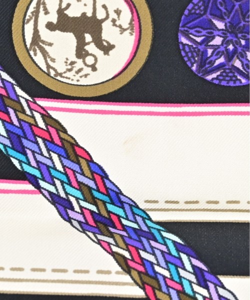 HERMES（エルメス）バンダナ・スカーフ 黒 サイズ:- レディース/2200627237881