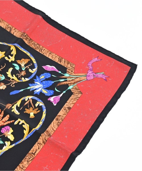 HERMES（エルメス）バンダナ・スカーフ 黒 サイズ:- レディース/2200627238031