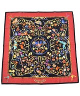 HERMES（エルメス）バンダナ・スカーフ 黒 サイズ:- レディース/2200627238031