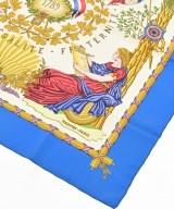 HERMES（エルメス）バンダナ・スカーフ 青 サイズ:- レディース/2200627238154