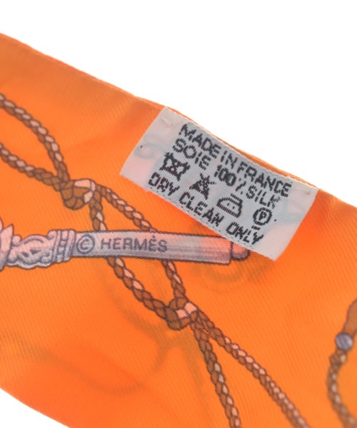 HERMES（エルメス）バンダナ・スカーフ オレンジ サイズ:- レディース/2200627238659