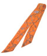 HERMES（エルメス）バンダナ・スカーフ オレンジ サイズ:- レディース/2200627238659